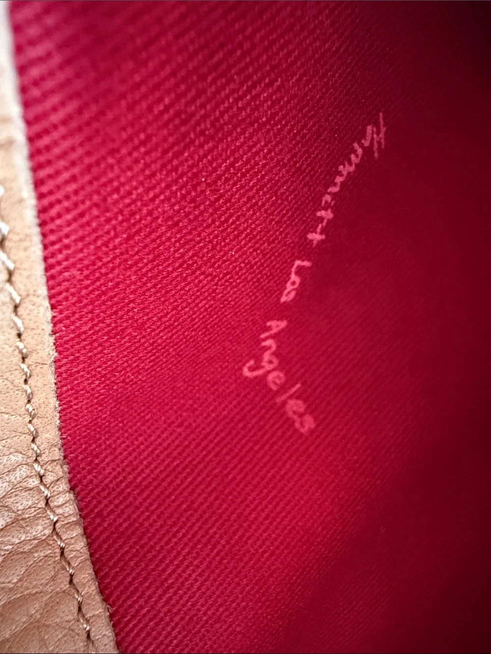 Hammitt tan leather